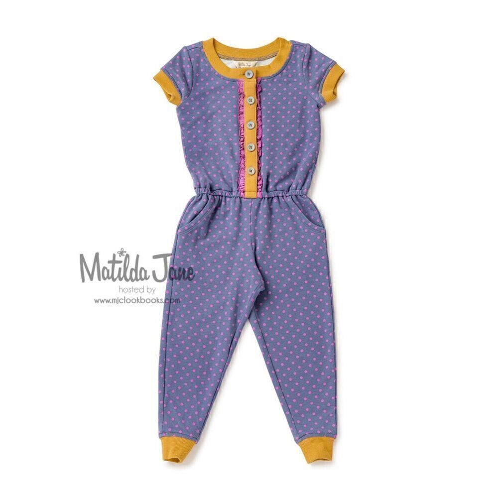 Girls Matilda Jane Choose Your Own Path Confidence Is Key Romper Size 4